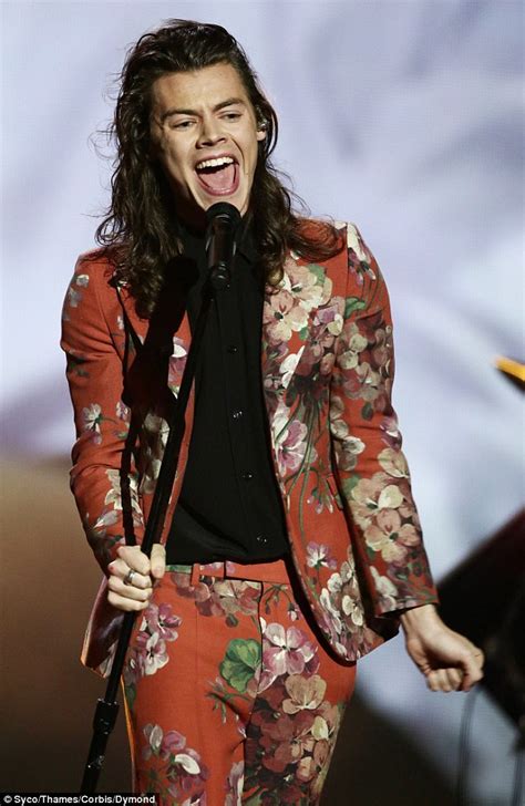 harry styles gucci floral suit|harry styles in gucci dress.